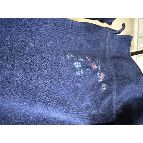 Eeyore XL Disney Blue Women's Zip-Up Hoodie with Embroidered Design - Picture 4 of 8